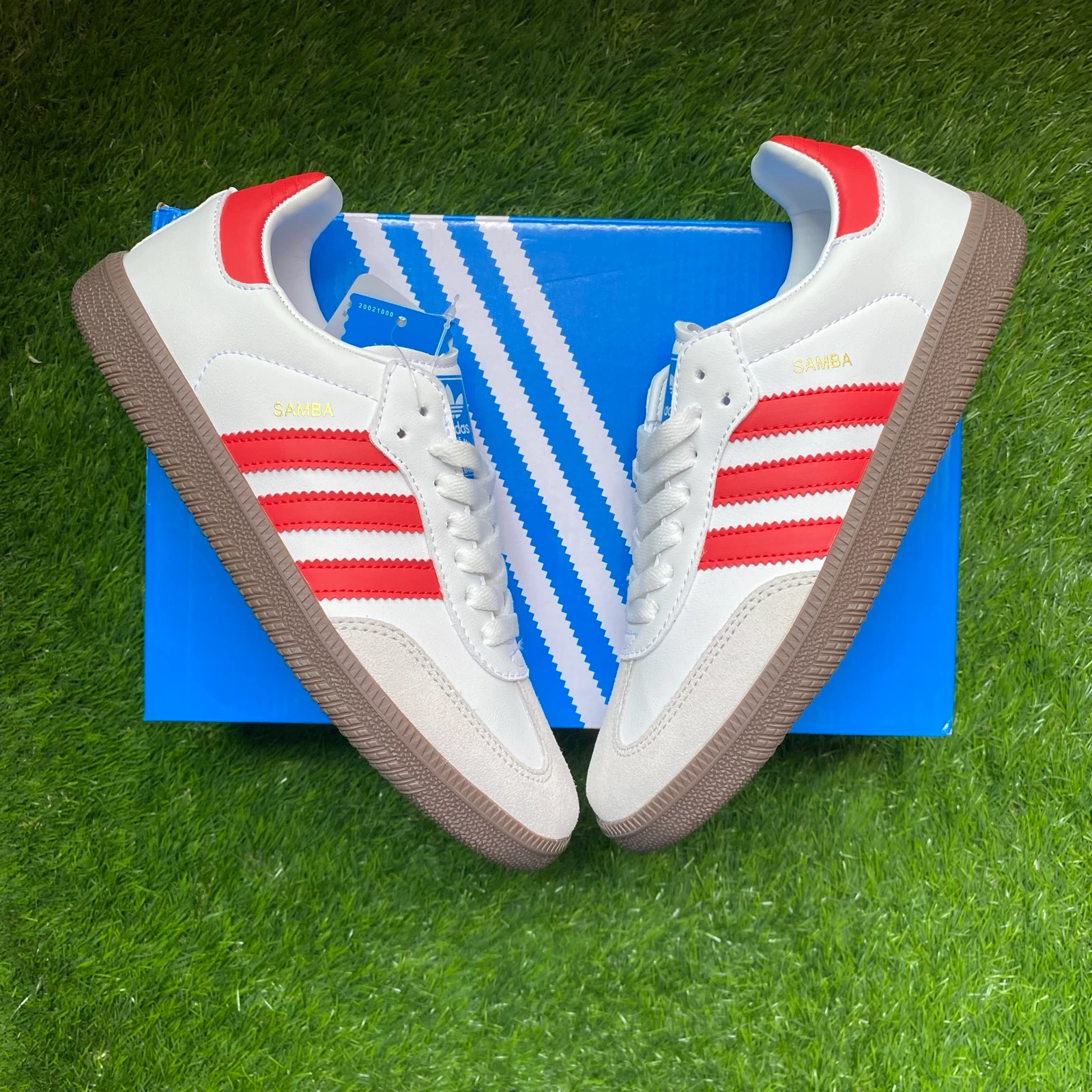 Adidas Samba OG White and Red | Size 39 | New | With Box – photo 5